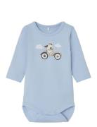 Nbmkriver Ls Body Bodies Long-sleeved Blue Name It