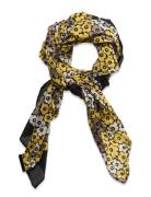 Jåhha Unikko Accessories Scarves Lightweight Scarves Yellow Marimekko