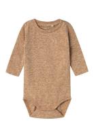 Nbmkoby Ls Body Bodies Long-sleeved Brown Name It
