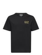 T-Shirt Tops T-Kortærmet Skjorte Black EA7