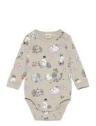 Body Moomin Bodies Long-sleeved Green Lindex