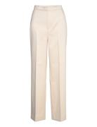 Cmshine-Pa-Wideleg Bottoms Trousers Wide Leg Cream Copenhagen Muse