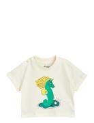 Unicorn Seahorse Sp Ss Tee Tops T-Kortærmet Skjorte White Mini Rodini