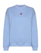 Tjw Bxy Badge Crew Ext Tops Sweatshirts & Hoodies Sweatshirts Blue Tom...