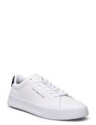 Th Court Leather Grain Ess Low-top Sneakers White Tommy Hilfiger