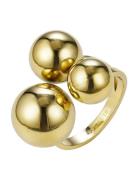 Brea Large Ring Ring Smykker Gold Bud To Rose