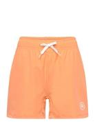 Swim Shorts, Solid Badeshorts Orange Color Kids