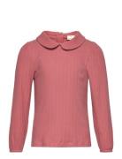 T-Shirt Ls Tops T-shirts Long-sleeved T-Skjorte Pink En Fant