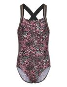 Swimsuit W Elastic Straps, Aop Badedragt Badetøj Multi/patterned Color...