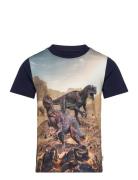 T-Shirt Ss Tops T-Kortærmet Skjorte Multi/patterned Minymo