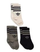Crew Sock 3P Sokker Strømper Multi/patterned Adidas Originals