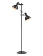 Baltimore Floor Lamp 2L Black Home Lighting Lamps Floor Lamps Black Ha...