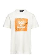 Hmladam T-Shirt S/S Tops T-Kortærmet Skjorte White Hummel