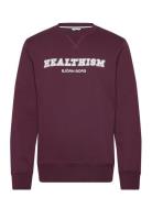 Sthlm Crew Tops Sweatshirts & Hoodies Sweatshirts Burgundy Björn Borg