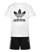 Short Tee Set Sets Sets With Short-sleeved T-shirt White Adidas Origin...