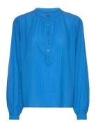 Limall Shirt Ls Tops Blouses Long-sleeved Blue Lollys Laundry
