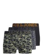 Jacdanny Trunks 3 Pack Sn Boxershorts Khaki Green Jack & J S
