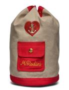 Linen Sea Sack Accessories Bags Backpacks Brown Mini Rodini