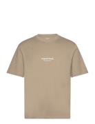 Jorvesterbro Tee Ss Crew Neck Noos Tops T-Kortærmet Skjorte Beige Jack...