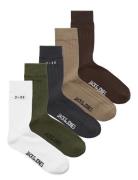 Jaccore Socks 5 Pack Underwear Socks Regular Socks Khaki Green Jack & ...