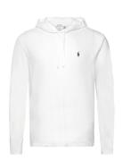Jersey Hooded T-Shirt Tops Sweatshirts & Hoodies Hoodies White Polo Ra...