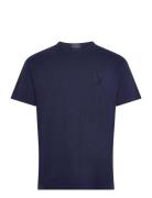 Classic Fit Big Pony Jersey T-Shirt Tops T-Kortærmet Skjorte Navy Polo...