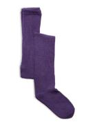 Cotton Tights Tights Purple Melton