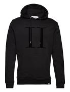 Encore Hoodie Smu Tops Sweatshirts & Hoodies Hoodies Black Les Deux