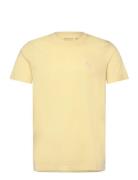 Anf Mens Knits Tops T-Kortærmet Skjorte Yellow Abercrombie & Fitch