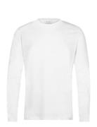 Nørregaard Ls T-Shirt Tonal Tops T-Langærmet Skjorte White Les Deux