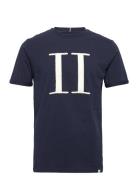 Encore Bouclé T-Shirt Tops T-Kortærmet Skjorte Navy Les Deux