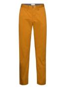 Regular Twill Chinos Bottoms Trousers Chinos Yellow GANT