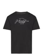 Jjferris Tee Ss Crew Neck Mni Tops T-Kortærmet Skjorte Black Jack & J ...