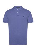 Ss Kc Slim Fit Model 1 Tops Polos Short-sleeved Blue Polo Ralph Lauren