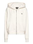 Oakport Zip Hoodie Tops Sweatshirts & Hoodies Hoodies Cream Dickies