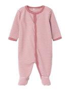 Nbnnightsuit W/F Y/D Core Noos Pyjamas Sie Jumpsuit Pink Name It