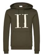 Encore Bouclé Hoodie Tops Sweatshirts & Hoodies Hoodies Green Les Deux