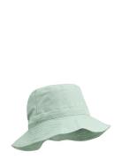 Sander Linen Sun Hat Accessories Headwear Hats Bucket Hats Blue Liewoo...