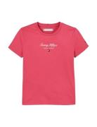 Th Nyc Foil Tee Ss Tops T-Kortærmet Skjorte Pink Tommy Hilfiger