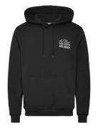 Triple Hoodie Tops Sweatshirts & Hoodies Hoodies Black Les Deux