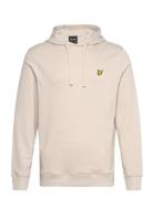 Pullover Hoodie Tops Sweatshirts & Hoodies Hoodies Beige Lyle & Scott