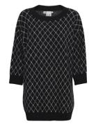 Ihalvino Ms Tops Knitwear Jumpers Black ICHI