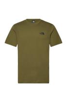 M Ss Simple Dome Tee Sport T-Kortærmet Skjorte Khaki Green The North F...