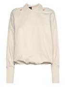 C_Ecrossed Tops Sweatshirts & Hoodies Sweatshirts Beige BOSS