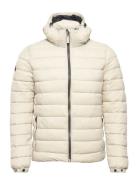 Classic Fuji Puffer Jacket Foret Jakke Cream Superdry