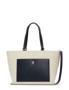 Th Distinct Tote Mono Shopper Taske Navy Tommy Hilfiger