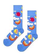 Cloudy Fruit Sock Lingerie Socks Regular Socks Blue Happy Socks