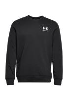 Ua Rival Terry Lc Crew Tops Sweatshirts & Hoodies Sweatshirts Black Un...