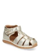 Bisgaard Billie Shoes Summer Shoes Sandals Gold Bisgaard