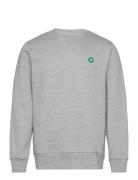 Tye Sweatshirt Gots Tops Sweatshirts & Hoodies Sweatshirts Grey Double...